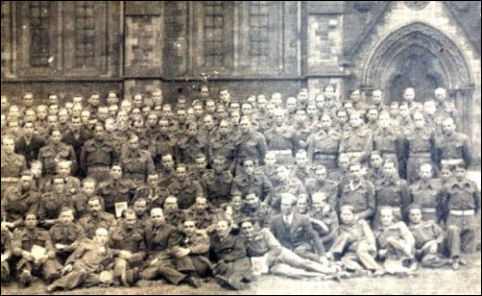 Ukrainians in the Polish Armed Forces at a general meeting of the AUGB. Edinburgh, 1946.